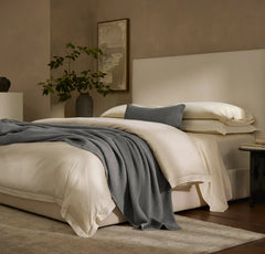 Waffle Bed Blanket - Stone