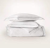 Signature Embellished Duvet Set - White/Shore Embroidered