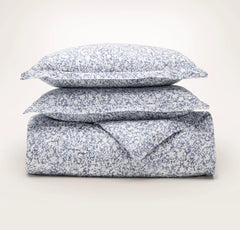 Percale Hemmed Duvet Set - Bay Garden