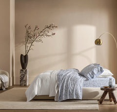 Percale Hemmed Sheet Set - Bay Garden