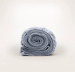 Percale Hemmed Fitted Sheet - Hydrangea