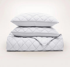Signature Handstitched Cloud Comforter Set - Sky