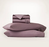 Signature Hemmed Sheet Set - Plum
