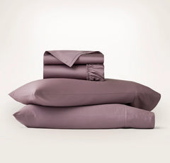 Signature Hemmed Sheet Set - Plum