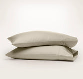 Percale Hemmed Pillowcase Set - Oak