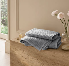 Turkish Waffle Hand Towels (Pair) - Shore