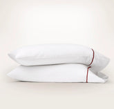 Signature Embellished Pillowcase Set - White/Holly Embroidered