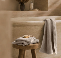 Turkish Waffle Hand Towels (Pair) - Oak