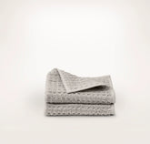 Turkish Waffle Washcloths (Pair) - Pewter