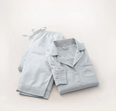 Signature Long Sleeve & Pants Pajama Set - Sky