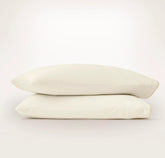 Signature Embellished Pillowcase Set - Cream/Buttercup Piped Edge