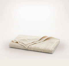 Cable Knit Baby Blanket - Natural