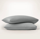 Signature Embellished Pillowcase Set - Shore/Bluestone Piped Edge