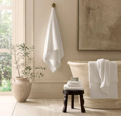 Turkish Ribbed Bath Sheet Set