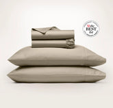 Percale Hemmed Sheet Set - Oak