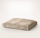 Piped Edge Pet Cushion - Biscuit