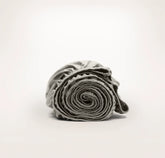 Percale Hemmed Fitted Sheet - Pewter
