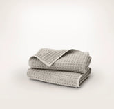 Turkish Waffle Hand Towels (Pair) - Pewter
