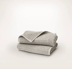 Turkish Waffle Hand Towels (Pair) - Pewter