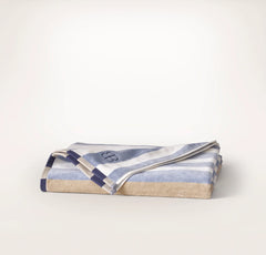 The Beach Towel - Hydrangea Harbor Stripe
