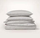 Percale Vintage Washed Duvet Set - Vintage Mist