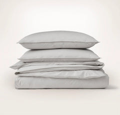 Percale Vintage Washed Duvet Set - Vintage Mist