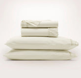 Signature Embellished Sheet Set - Cream/Sand Ladder Stitch