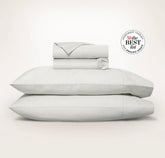 Percale Hemmed Sheet Set - Mist