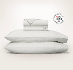 Percale Hemmed Sheet Set - Mist