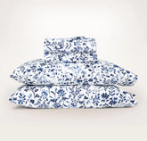 Signature Hemmed Sheet Set - Navy Botanical