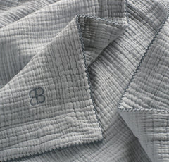 Dream Baby Blanket - Shore/Bluestone Picot