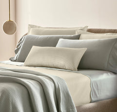 Signature Quilted Arch Pillow Cover (Lumbar) - Cream