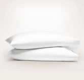 Signature Embellished Pillowcase Set - White/White Embroidered