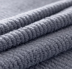 Turkish Ribbed Washcloths (Pair) - Mineral