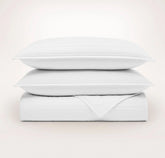 Signature Stripe Quilt Set - White
