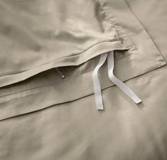 Signature Hemmed Duvet Set - Oak