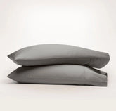 Signature Hemmed Pillowcase Set - Stone