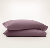 Signature Hemmed Pillowcase Set - Plum