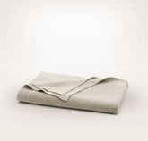 Ribbed Knit Baby Blanket - Heathered Oatmeal