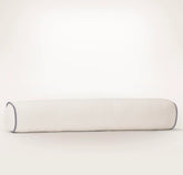 Threadmark Pillow Cover (Bolster) - Soft White/Melange Bay