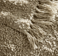 Cozy Boucle Throw Blanket - Heathered Oak