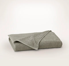 Turkish Ribbed Bath Sheet - Sageleaf
