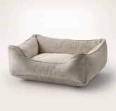 Piped Edge Pet Bed - Bone