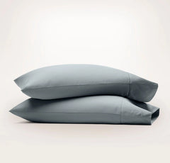 Signature Hemmed Pillowcase Set - Bluestone