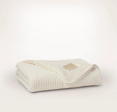 Sunday Knit Throw Blanket - Cream