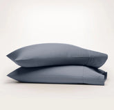Percale Hemmed Pillowcase Set - Mineral