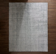 Two-Tone Ribbed Rug - Bluestone/Shore