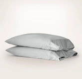 Percale Embellished Pillowcase Set - Shore/Shore Curved Edge