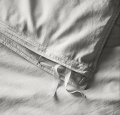 Percale Vintage Washed Duvet Set - Vintage Mist