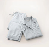 Signature Short Sleeve & Pants Pajama Set - Sky